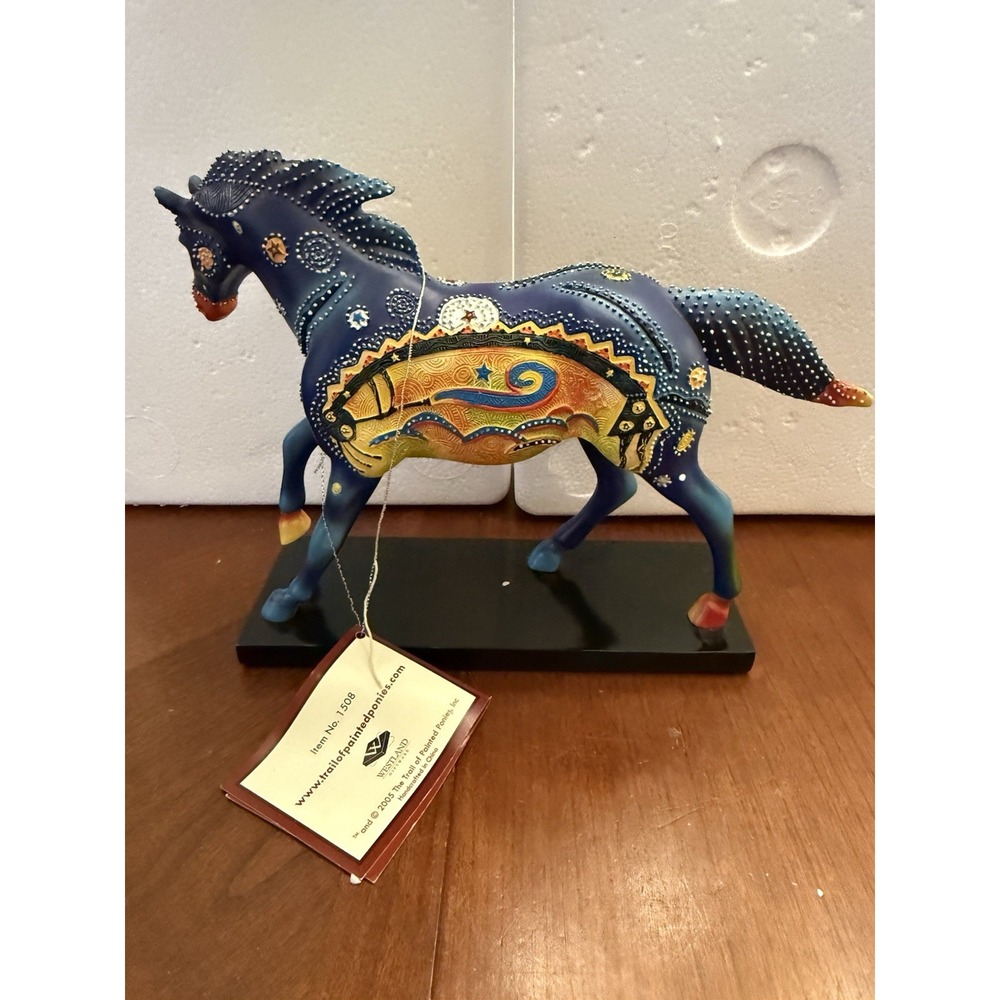 Trail of Painted Ponies 2005 Kokopelli Pony NIB With Story Tag